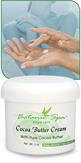 Cocoa Butter Cream soothes dry hands, lips, face, and skin